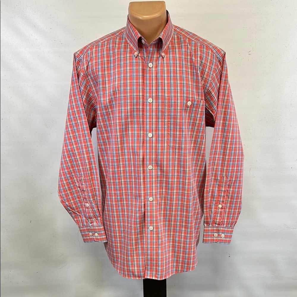 Orvis long sleeve button down collar shirt.  M